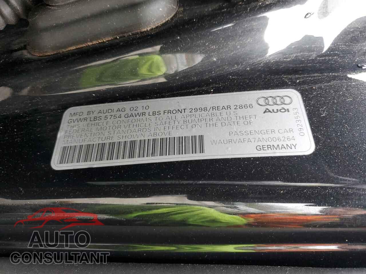 AUDI A8 2010 - WAURVAFA7AN006264