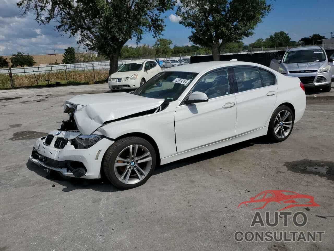 BMW 3 SERIES 2017 - WBA8B9G55HNU48698