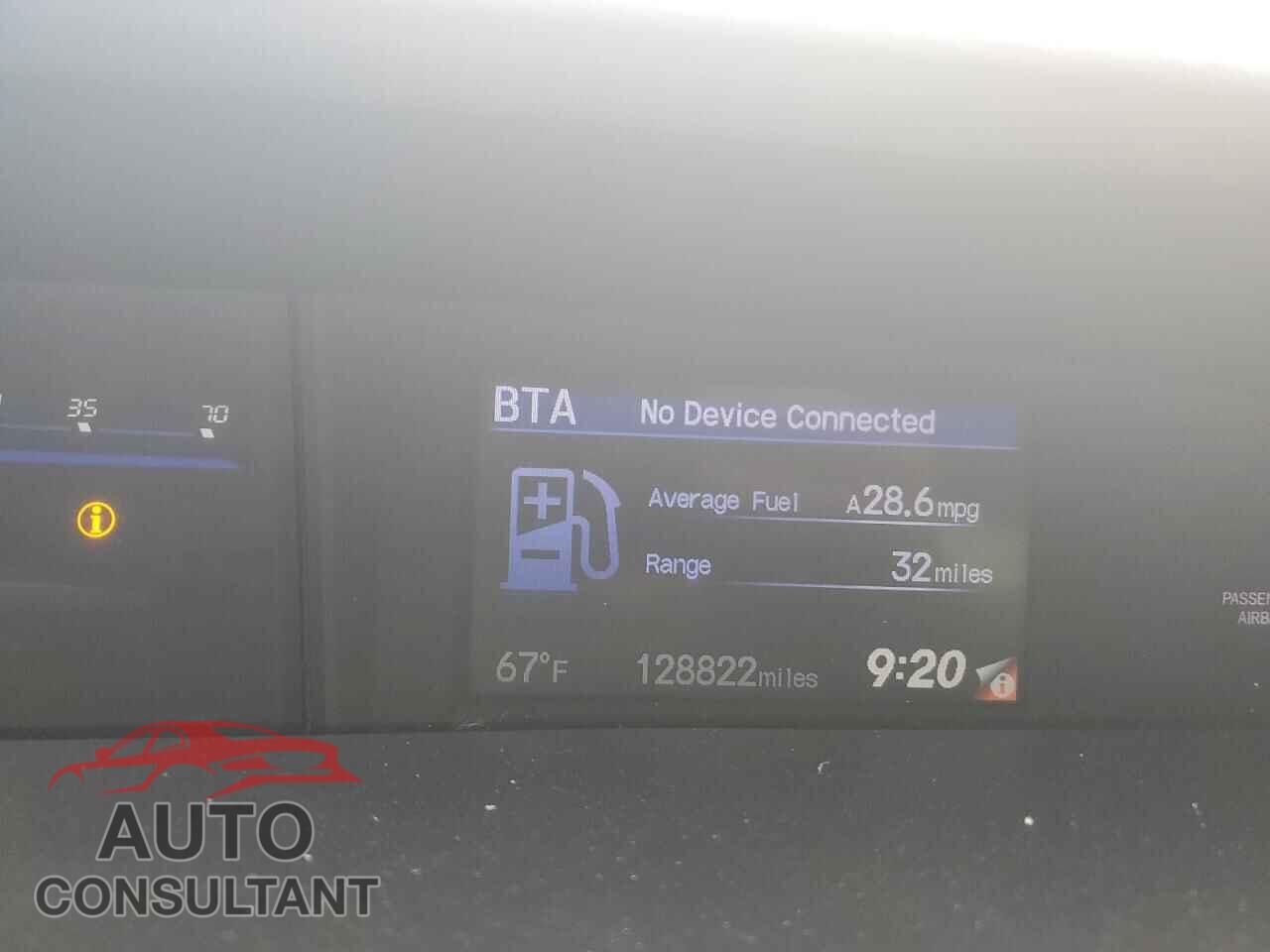 HONDA CIVIC 2013 - 19XFB2F88DE294578