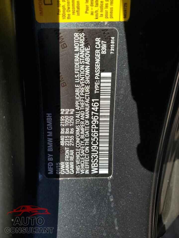 BMW M4 2015 - WBS3U9C56FP967461