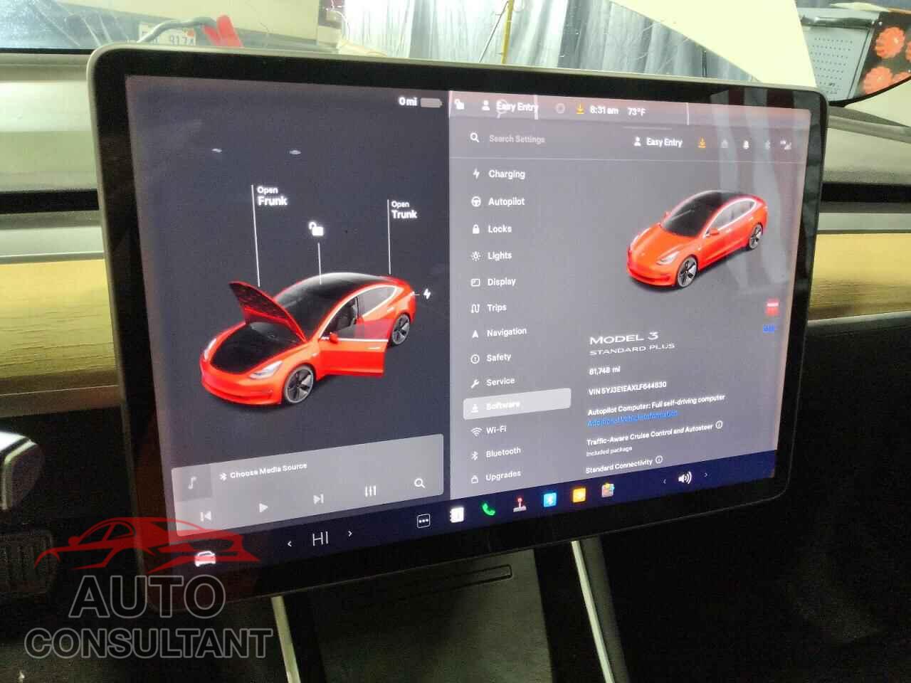 TESLA MODEL 3 2020 - 5YJ3E1EAXLF644830