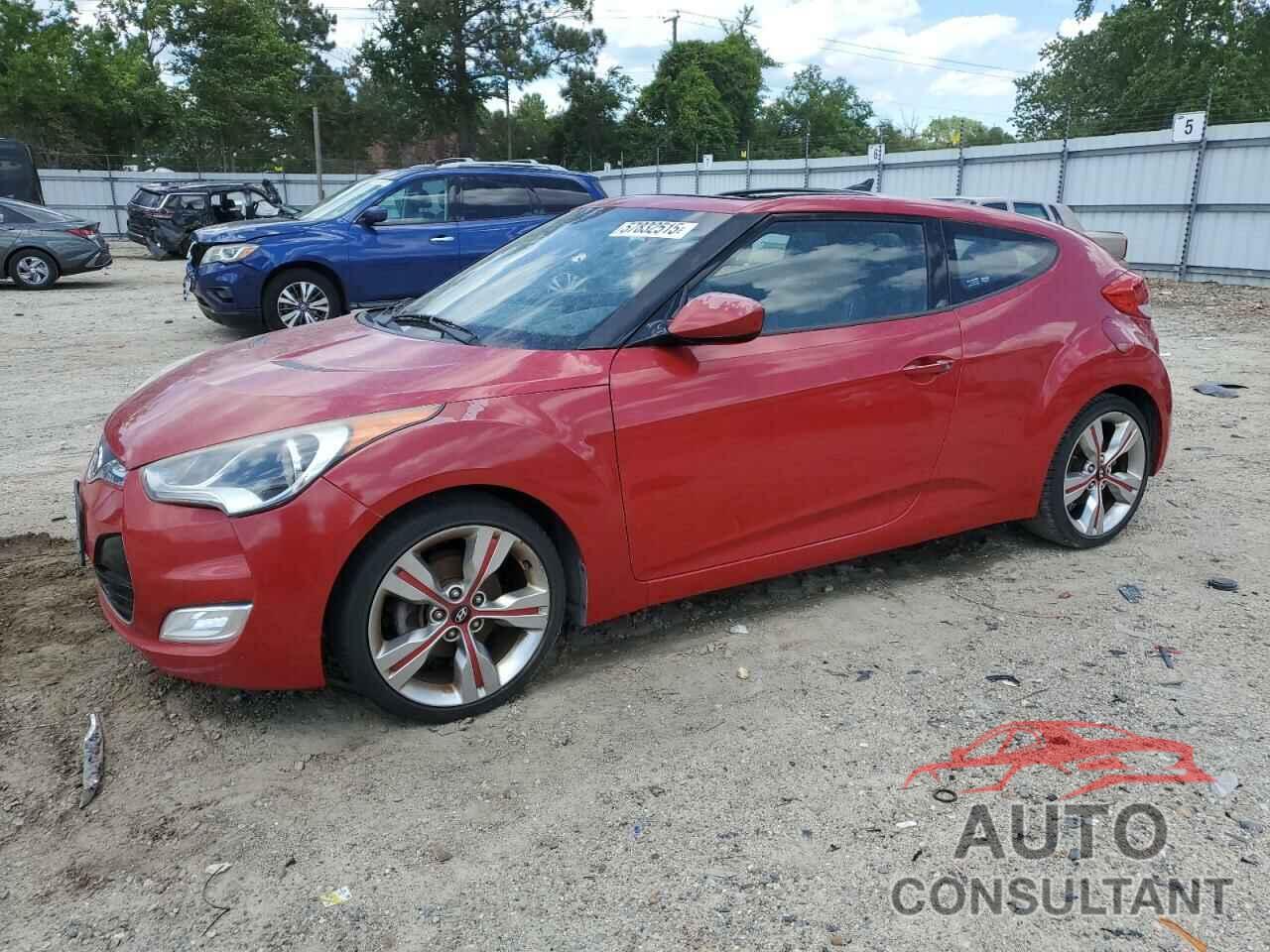 HYUNDAI VELOSTER 2013 - KMHTC6AD5DU117575