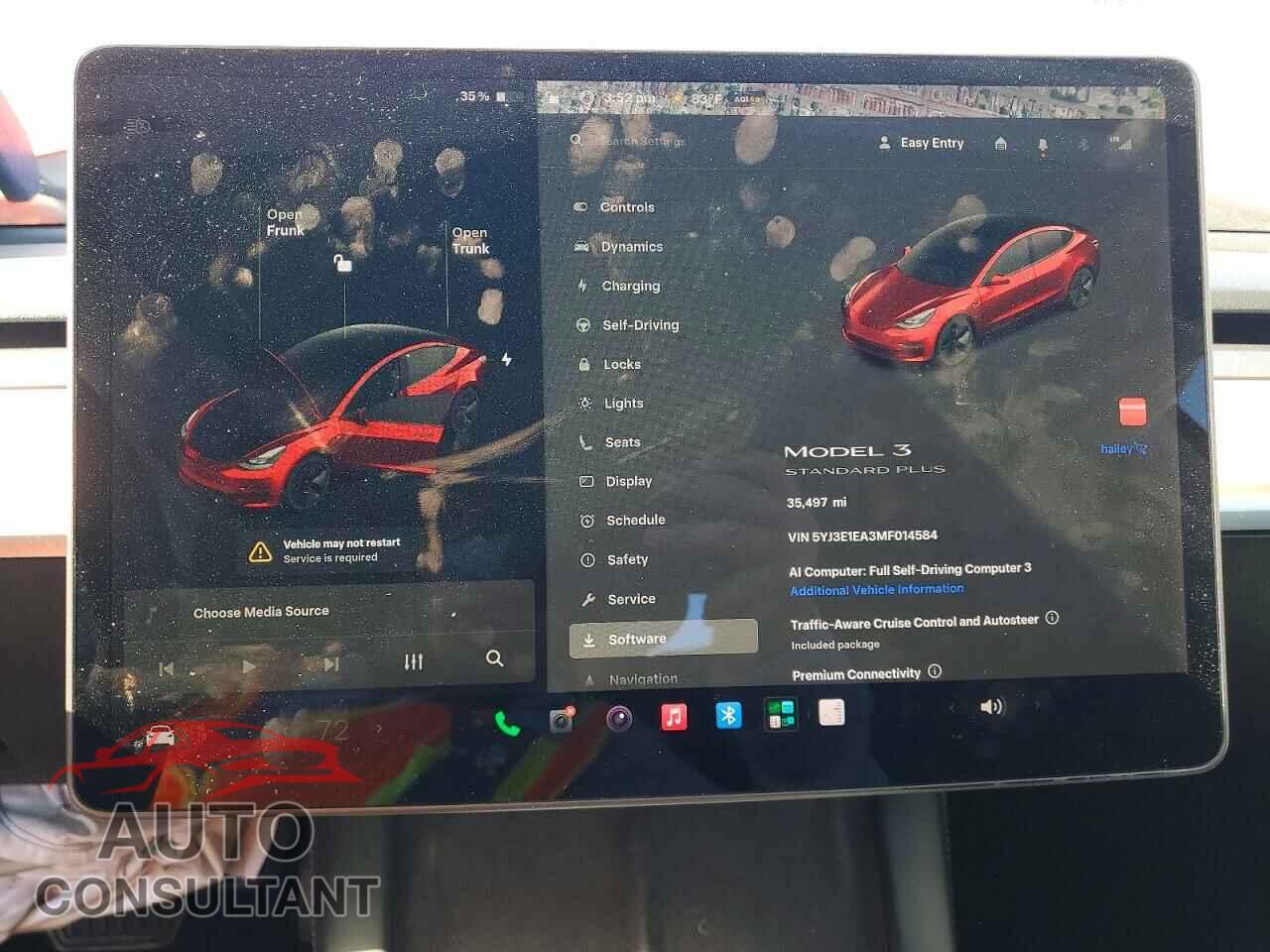TESLA MODEL 3 2021 - 5YJ3E1EA3MF014584