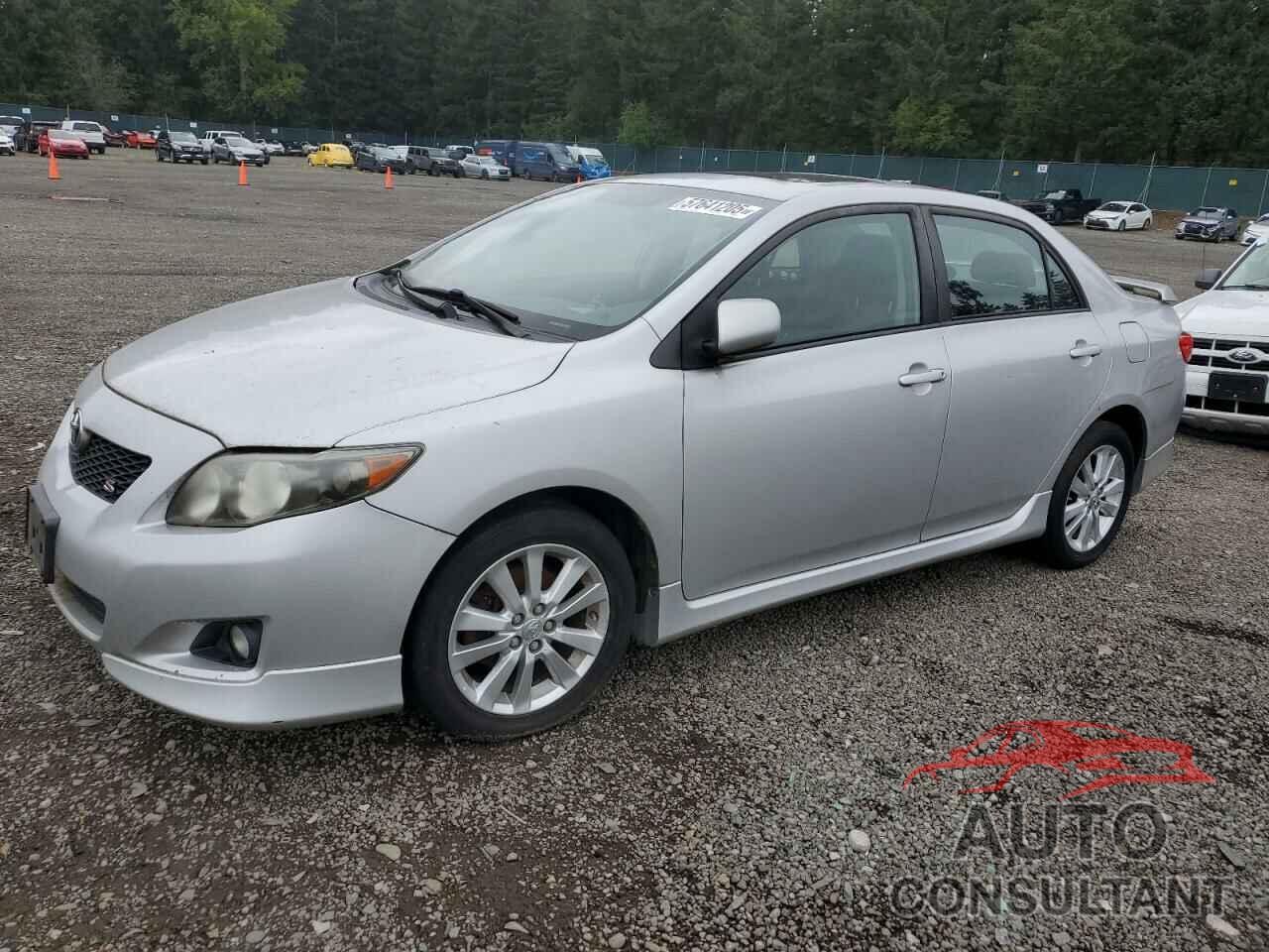 TOYOTA COROLLA 2009 - 1NXBU40E29Z063733