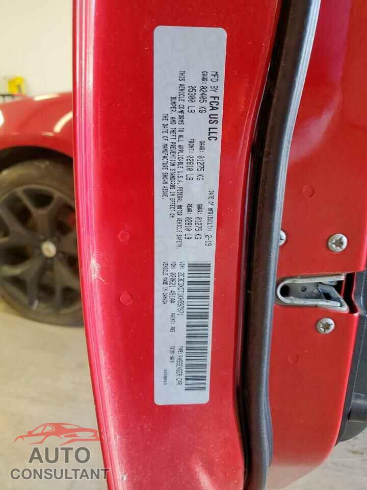 DODGE CHARGER 2019 - 2C3CDXCT1KH597971
