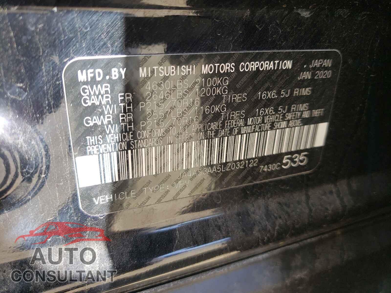 MITSUBISHI ECLIPSE 2020 - JA4AS3AA5LZ032122