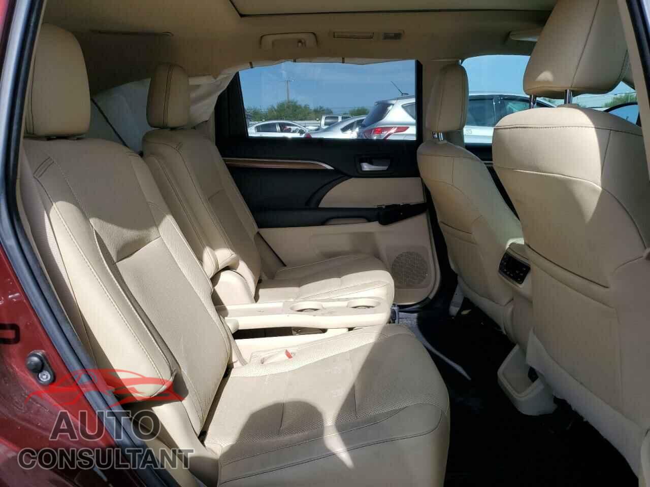 TOYOTA HIGHLANDER 2017 - 5TDDGRFH7HS032175