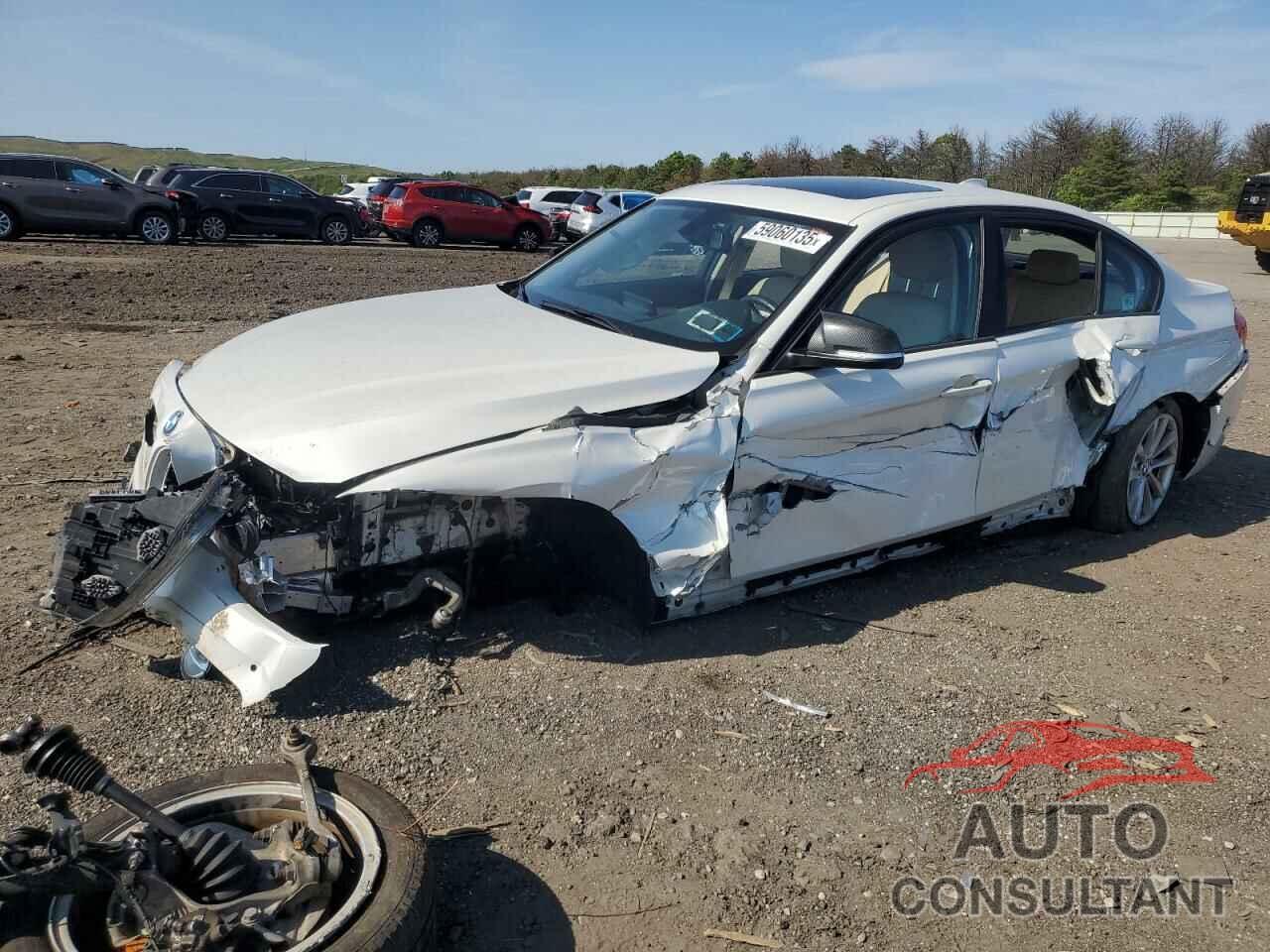 BMW 3 SERIES 2017 - WBA8A3C54HK691443
