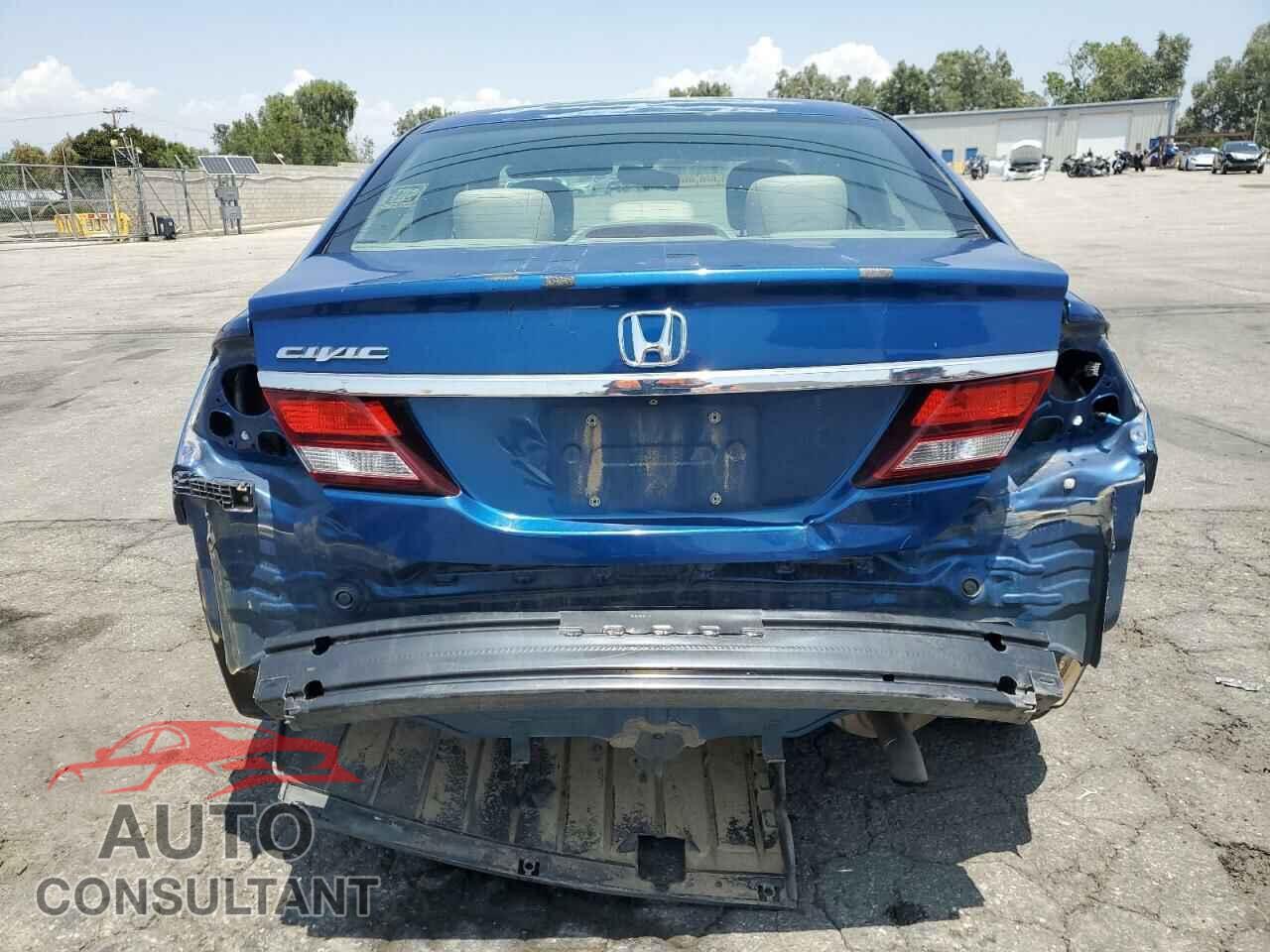 HONDA CIVIC 2013 - 19XFB2F80DE268458