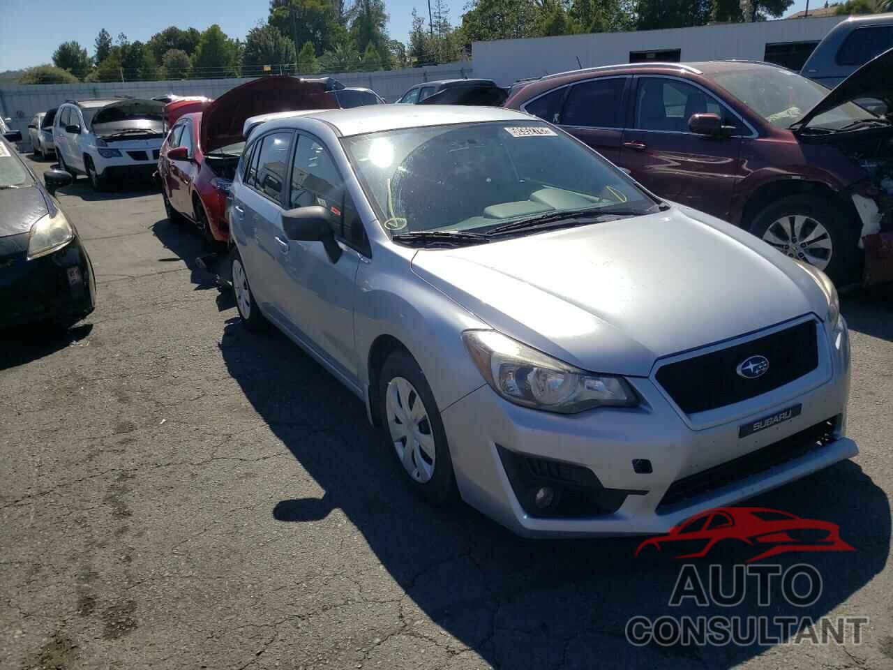 SUBARU IMPREZA 2016 - JF1GPAA64GH289498