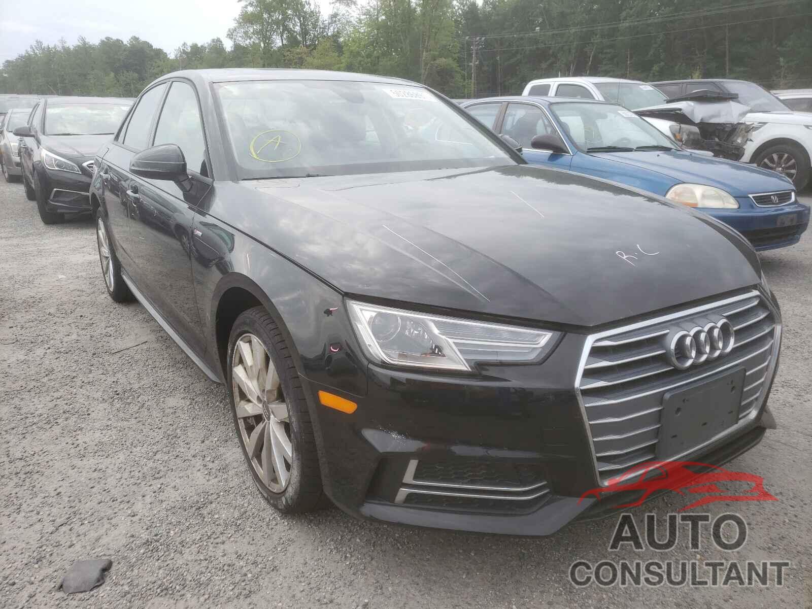 AUDI A4 2018 - WAUKMAF44JN019455