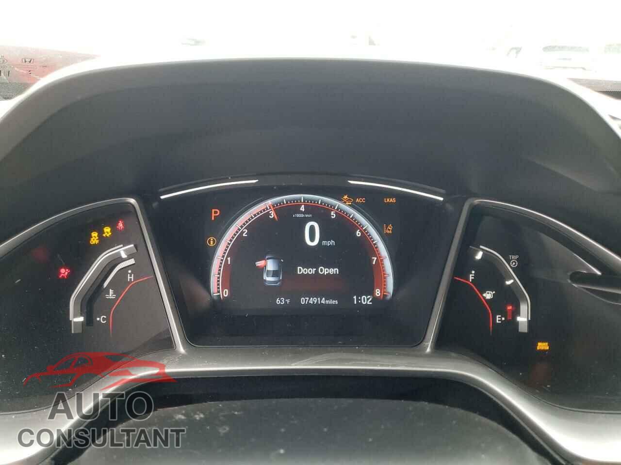 HONDA CIVIC 2019 - 2HGFC2F82KH544543