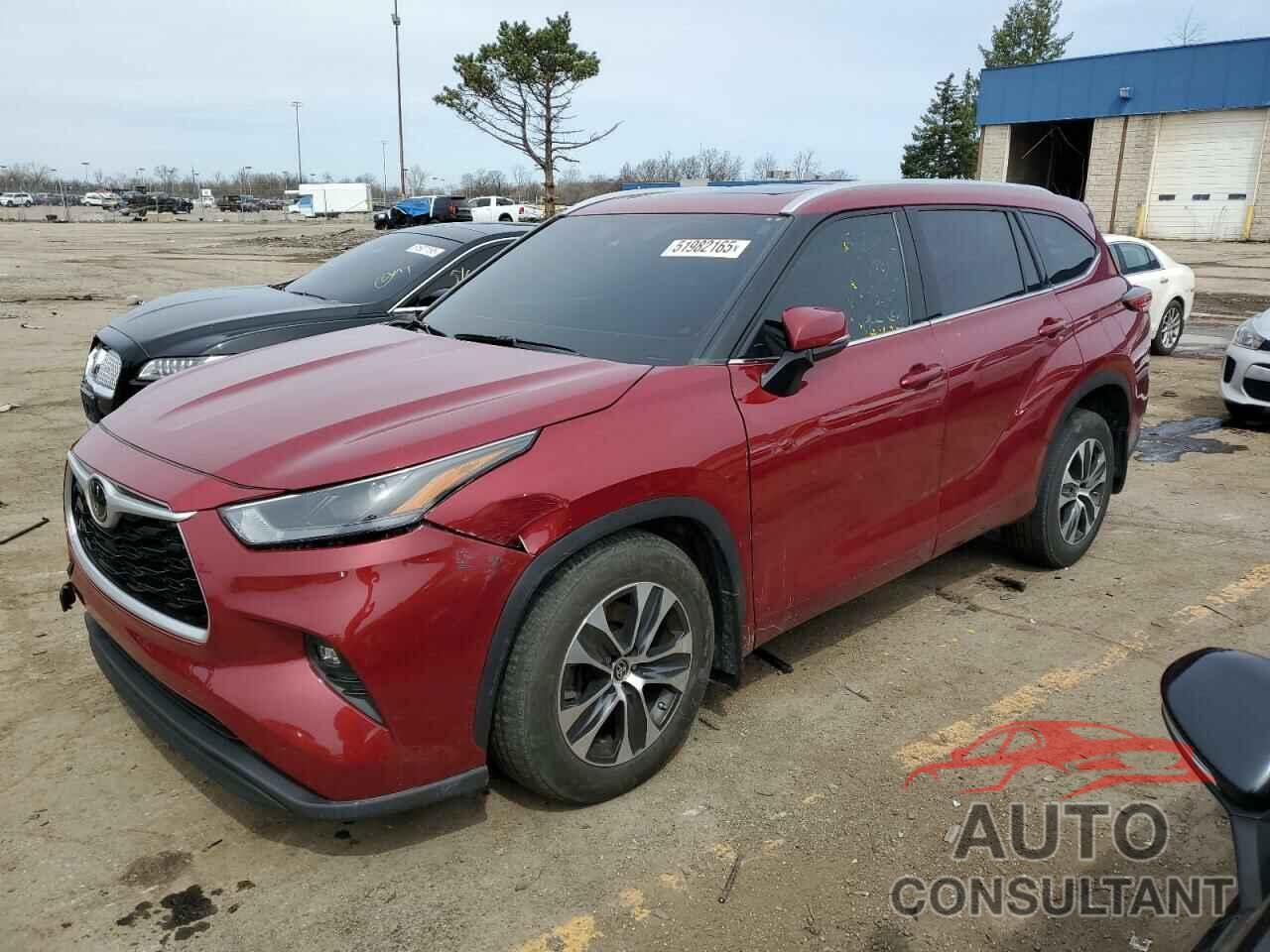 TOYOTA HIGHLANDER 2022 - 5TDHZRBH6NS570427