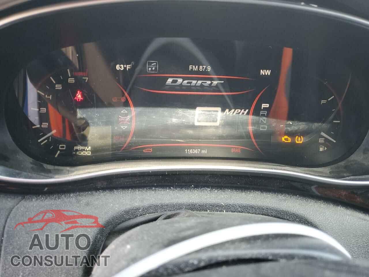DODGE DART 2013 - 1C3CDFCA9DD176430