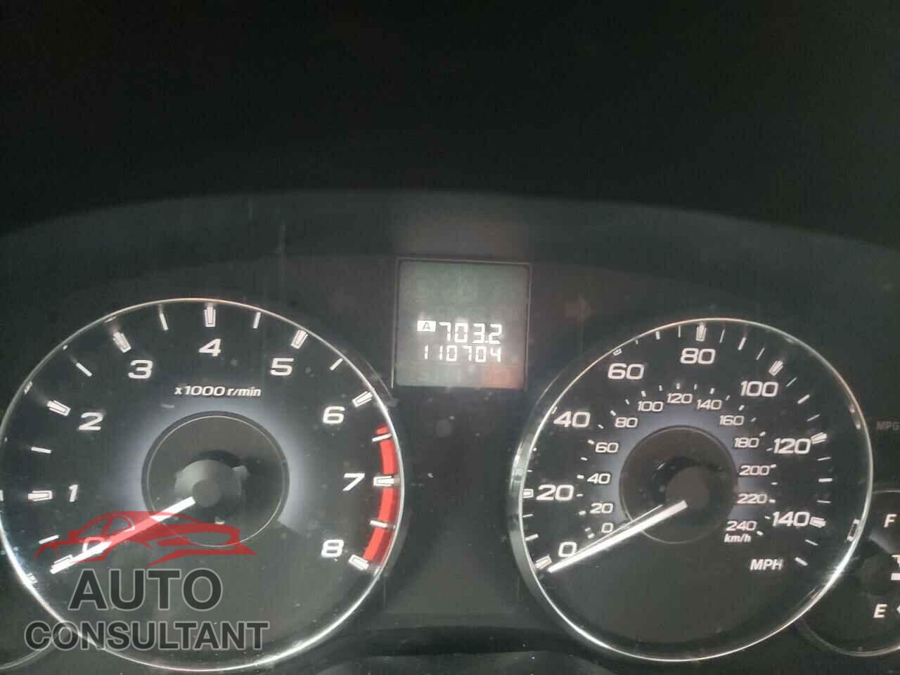 SUBARU OUTBACK 2012 - 4S4BRBCC0C3234945