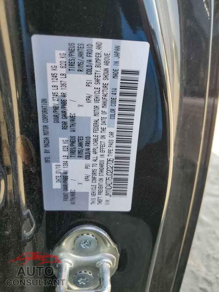 MAZDA MX5 2018 - JM1NDAD76J0202706