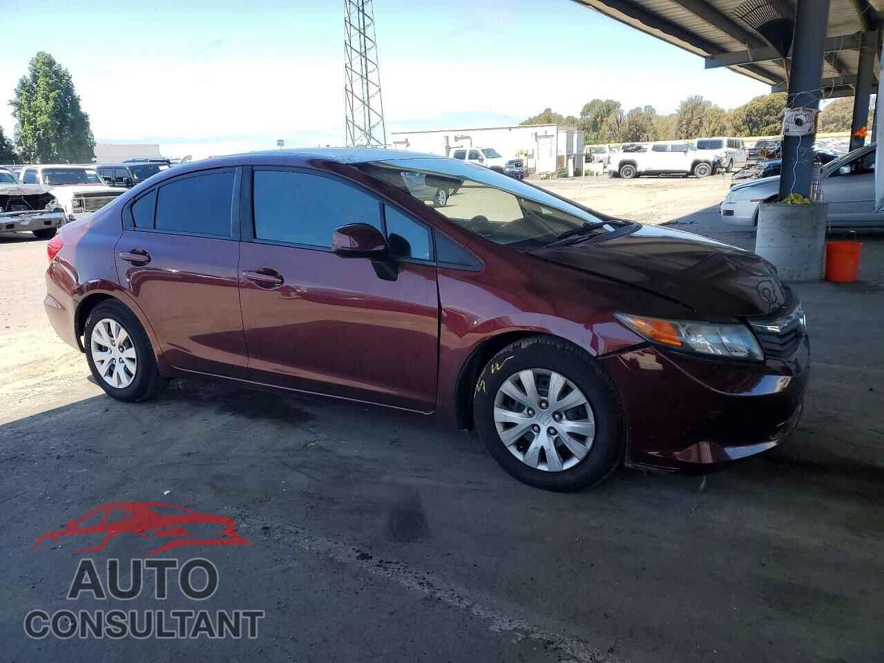 HONDA CIVIC 2012 - 19XFB2F59CE372791