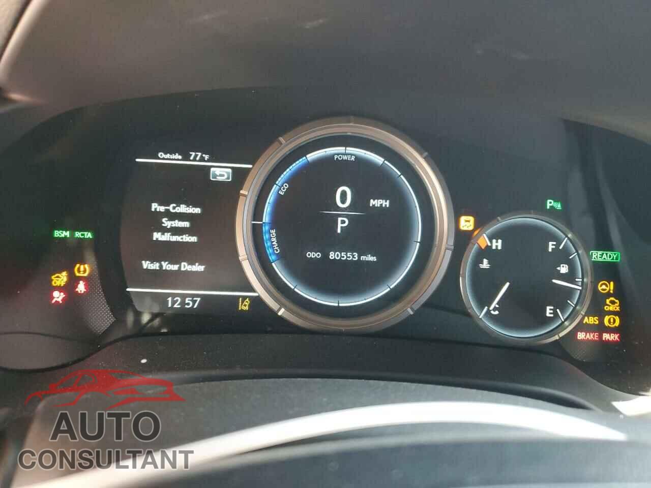 LEXUS RX450 2019 - 2T2BGMCA6KC039793