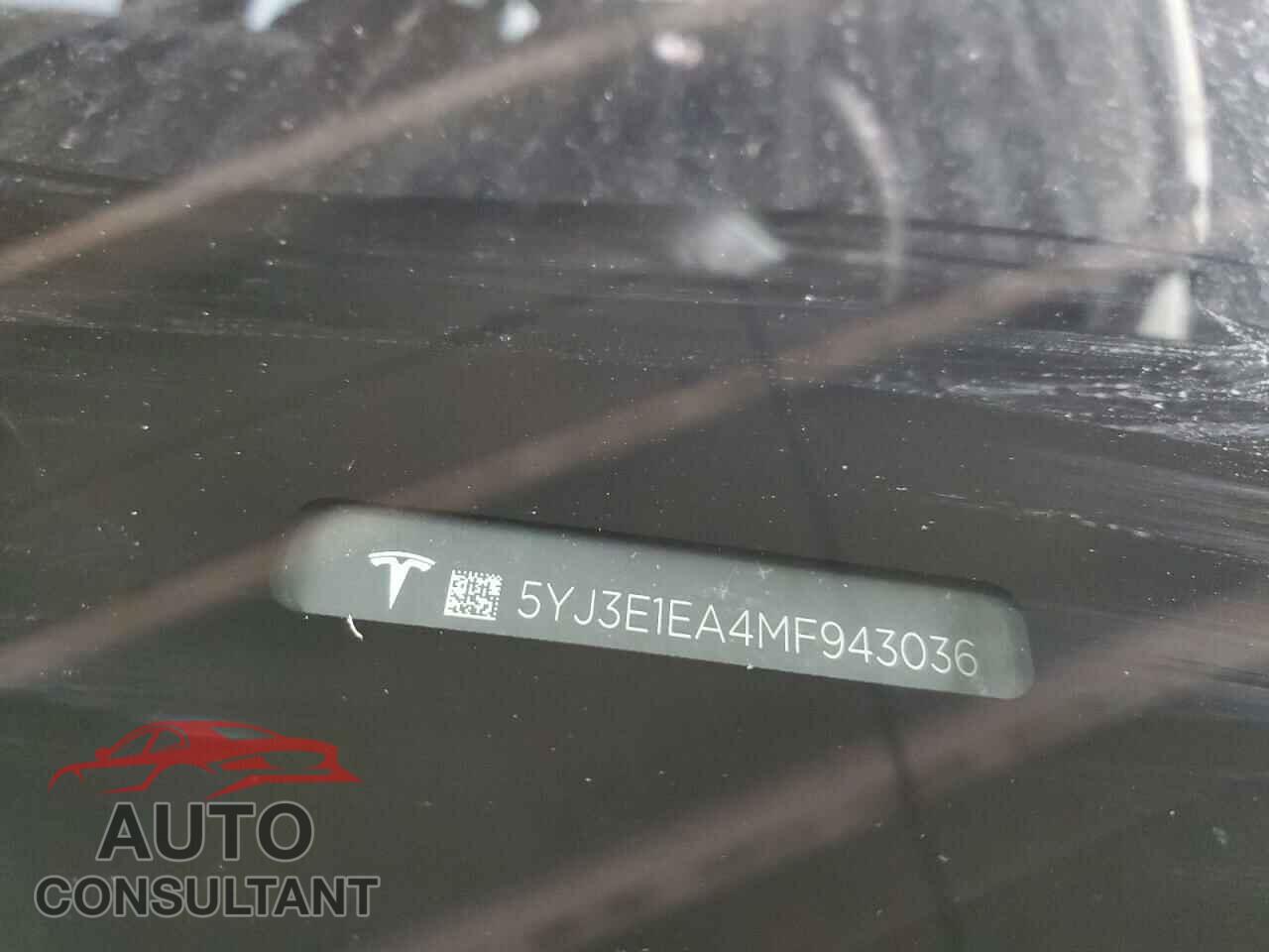 TESLA MODEL 3 2021 - 5YJ3E1EA4MF943036