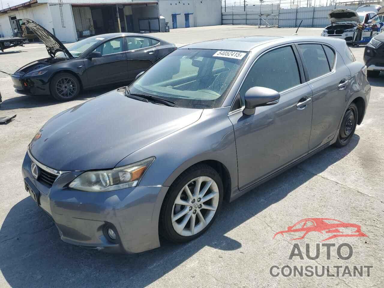 LEXUS CT 200 2012 - JTHKD5BH8C2084900