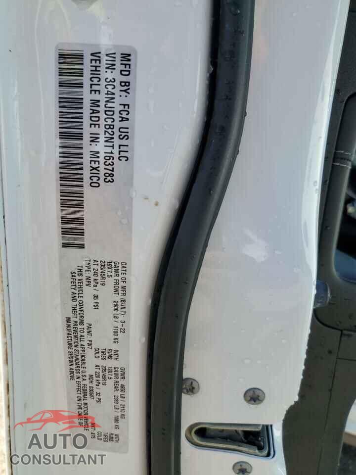 JEEP COMPASS 2022 - 3C4NJDCB2NT163783