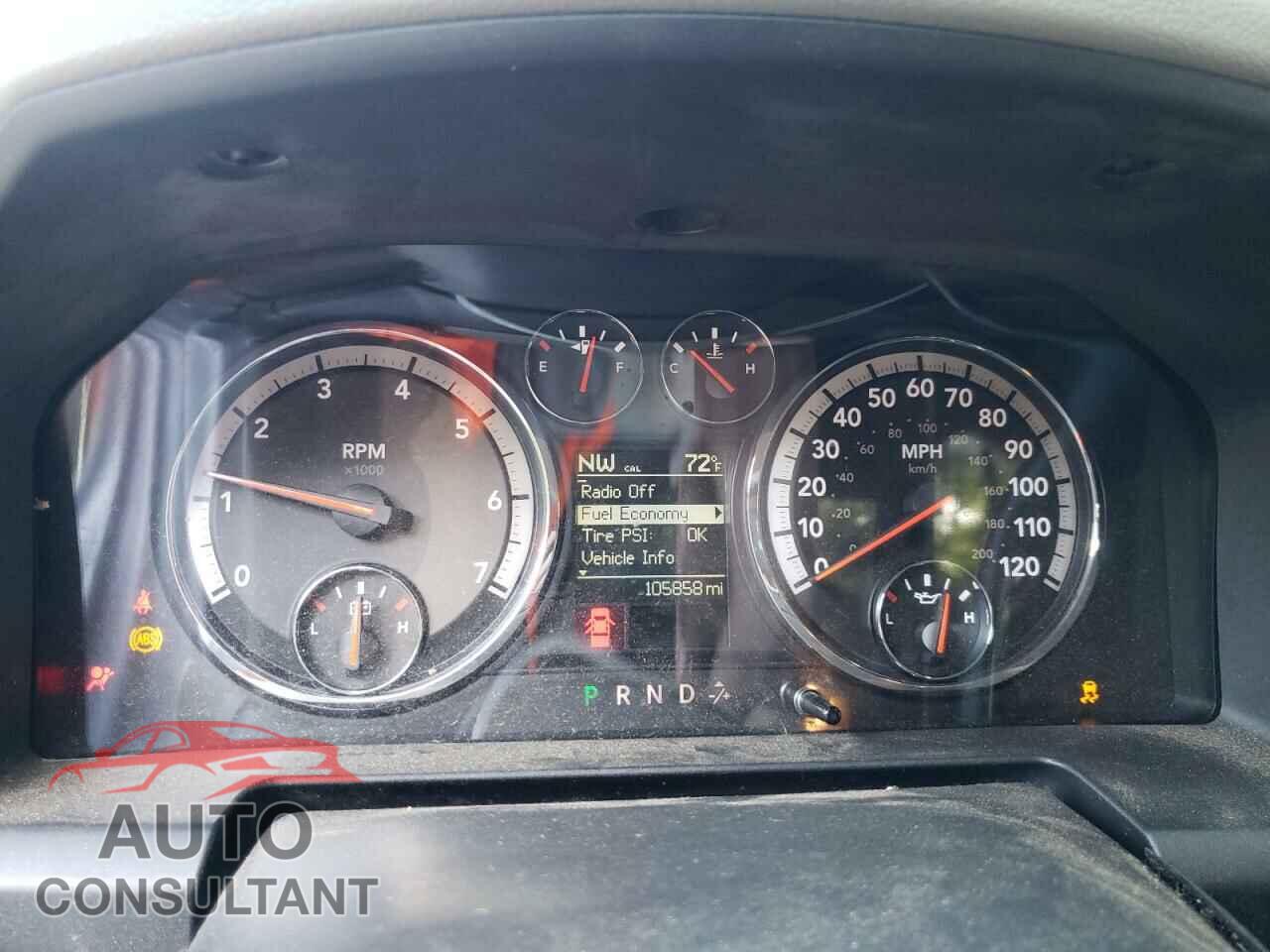 DODGE RAM 1500 2012 - 1C6RD6GTXCS143293