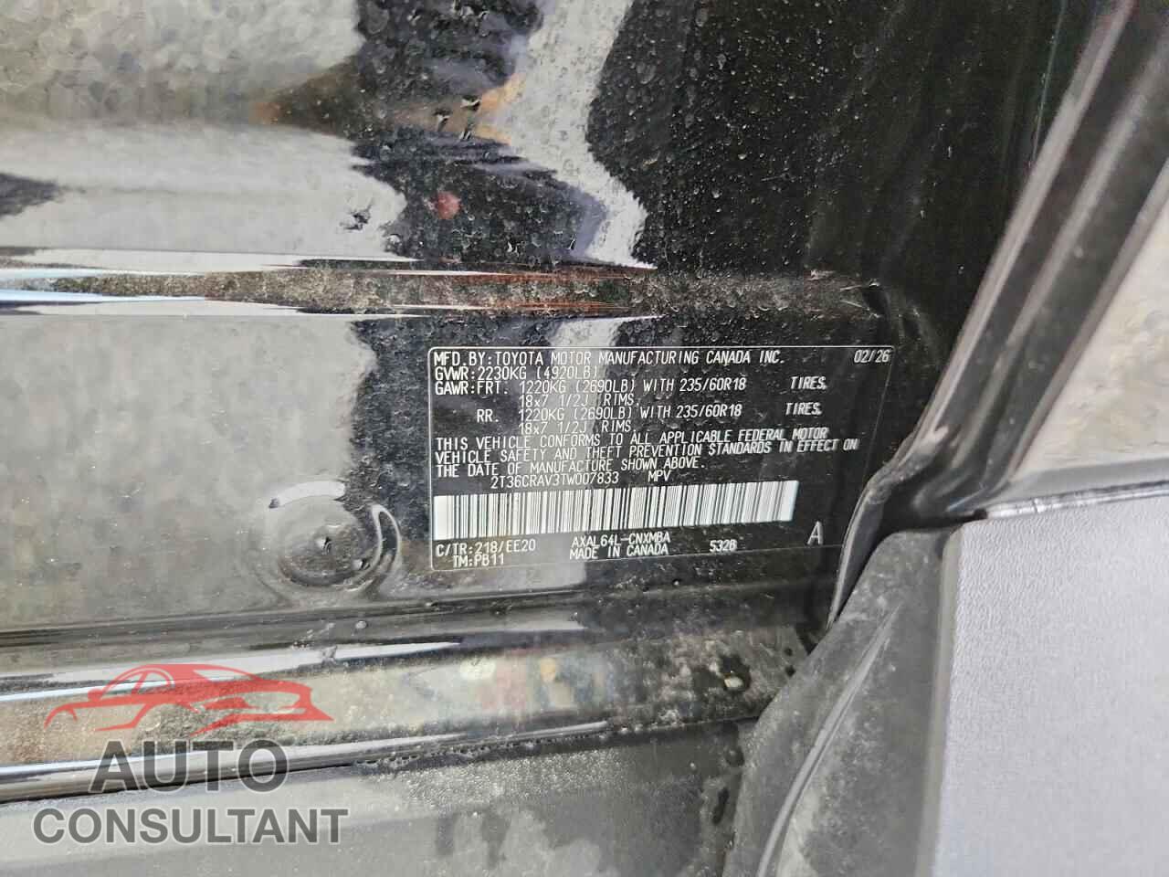 TOYOTA RAV4 2026 - 2T36CRAV3TW007833