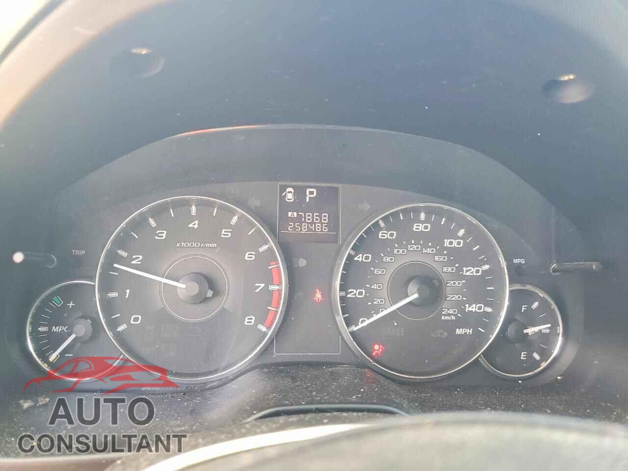 SUBARU OUTBACK 2012 - 4S4BRBLC5C3275409
