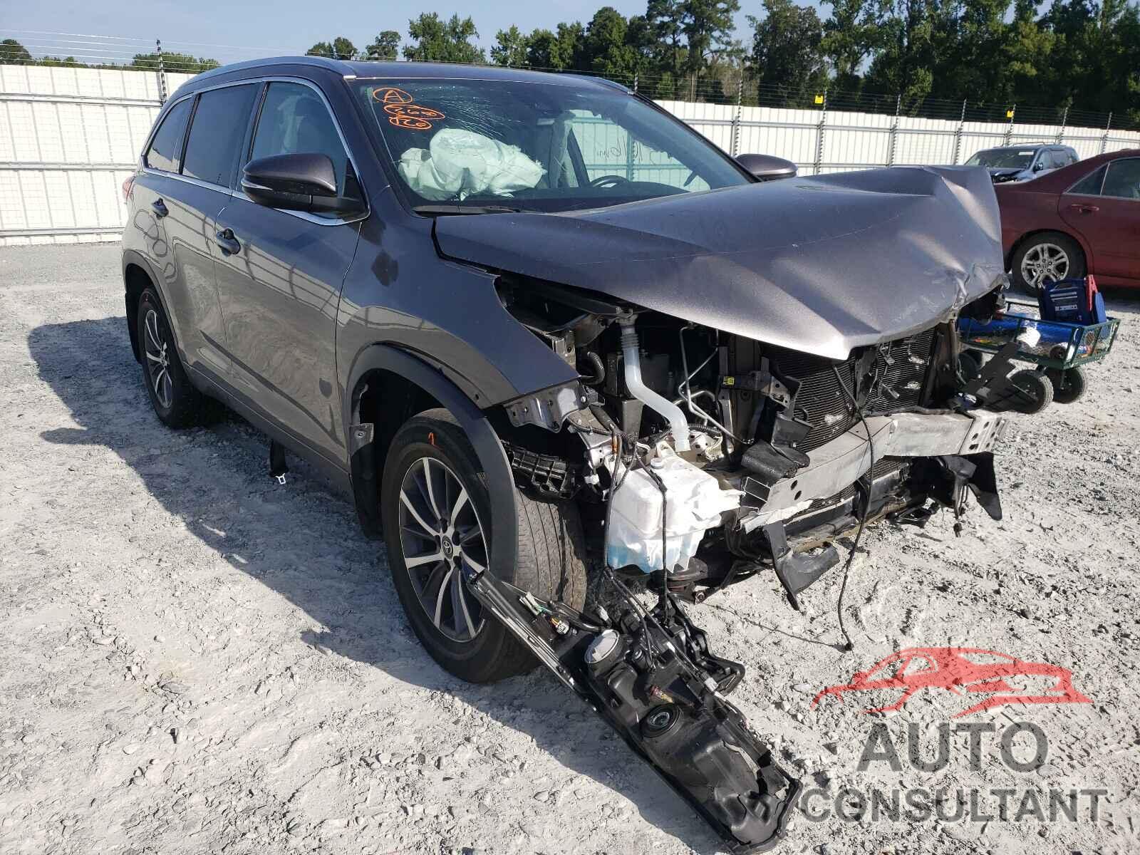 TOYOTA HIGHLANDER 2017 - 5TDJZRFH5HS456080