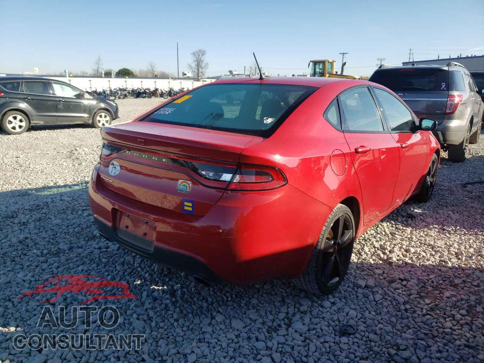 DODGE DART 2016 - 1C3CDFBB4GD531485