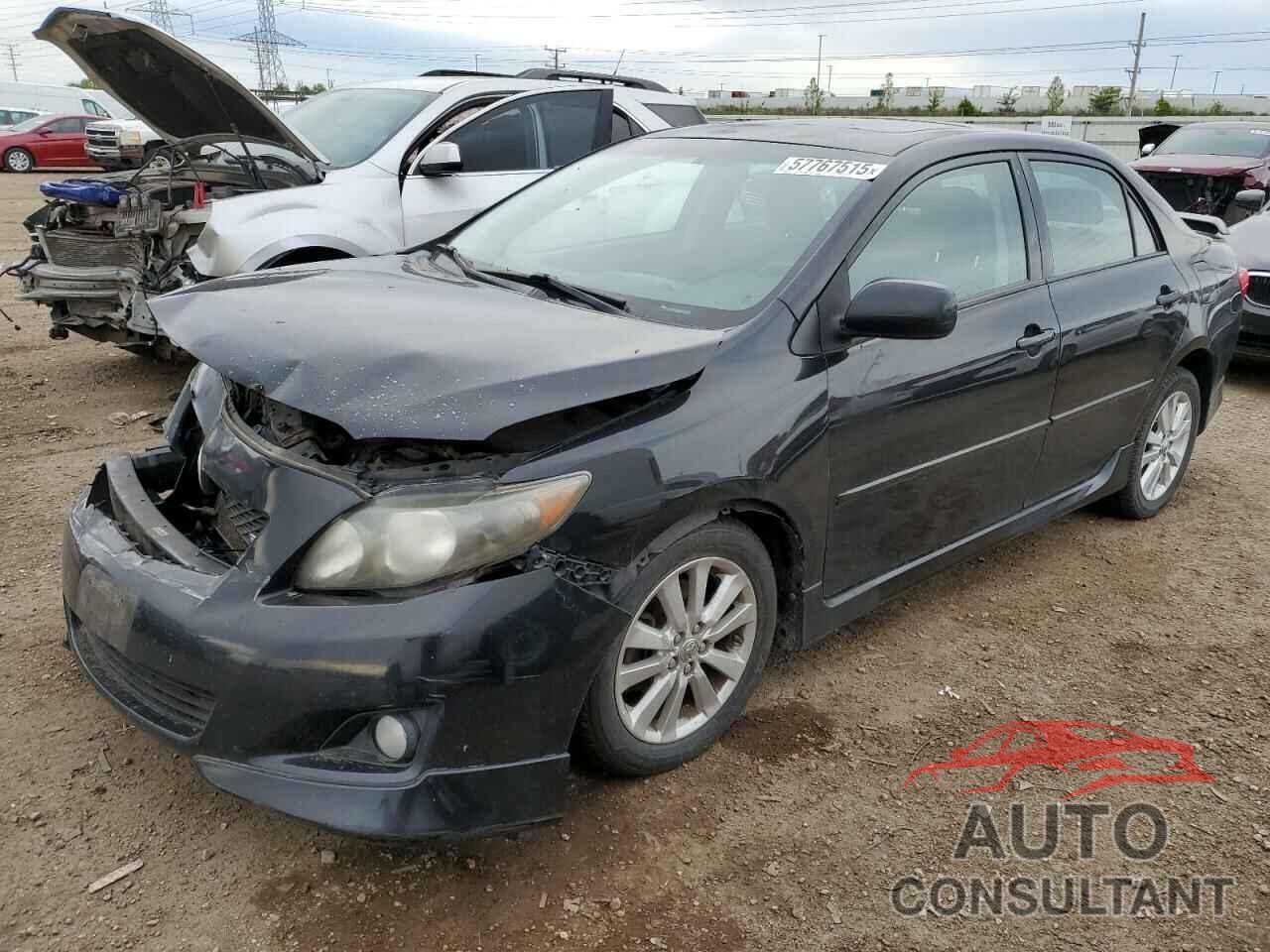TOYOTA COROLLA 2009 - 1NXBU40E59Z158027