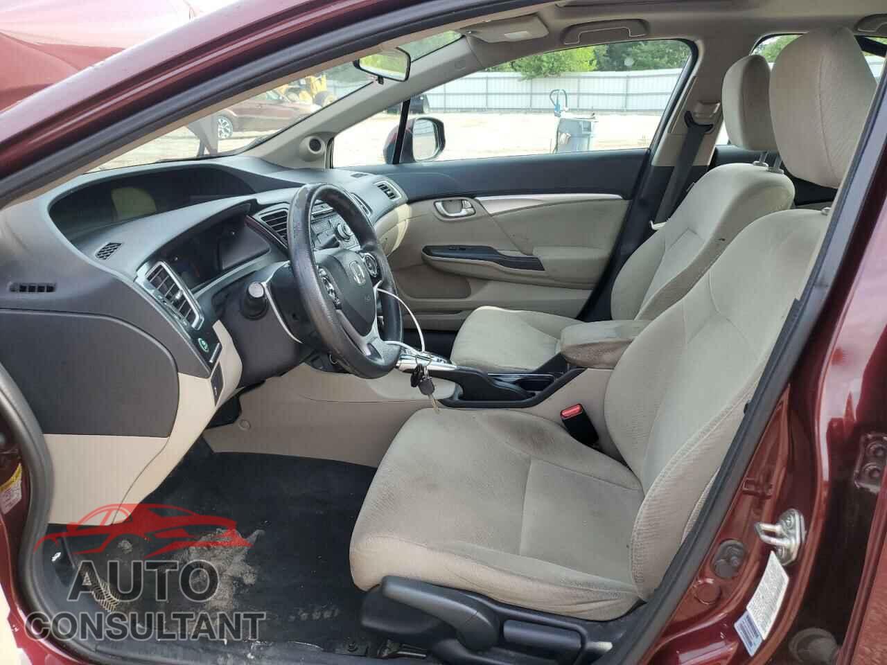HONDA CIVIC 2013 - 19XFB2F82DE283818