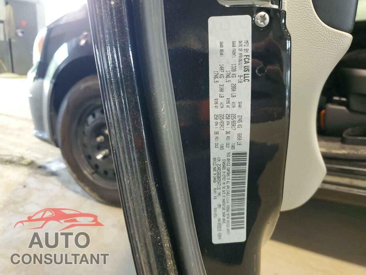 DODGE CARAVAN 2019 - 2C4RDGBG8KR547119