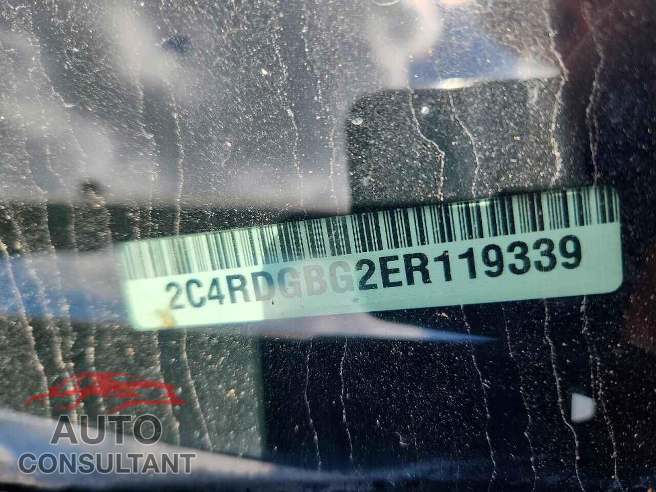 DODGE CARAVAN 2014 - 2C4RDGBG2ER119339