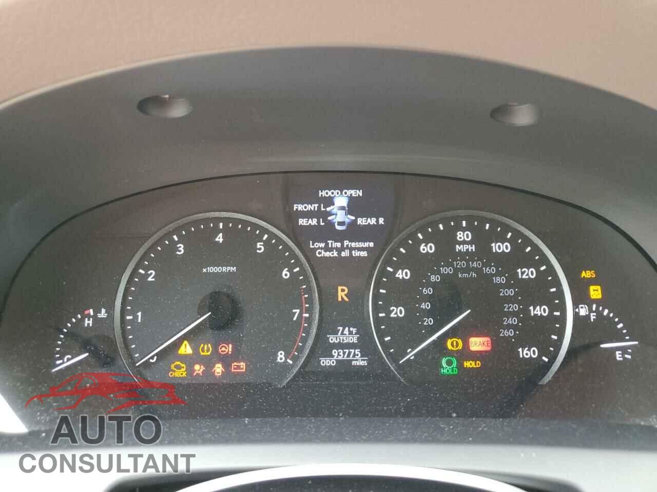 LEXUS LS460 2013 - JTHGL5EF1D5047481