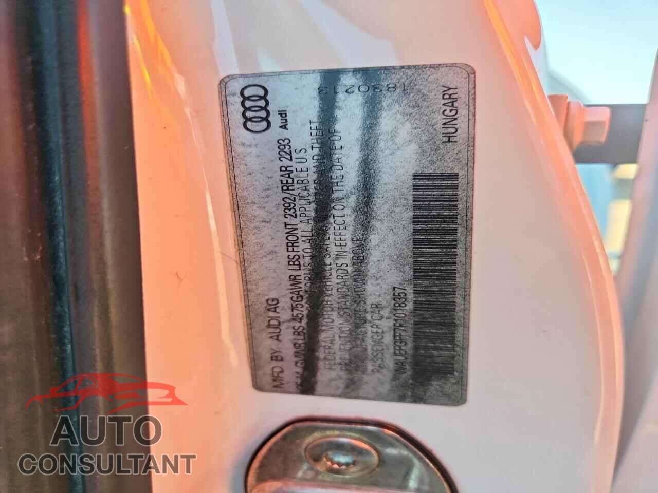 AUDI A3 2015 - WAUEFGFF7F1018357
