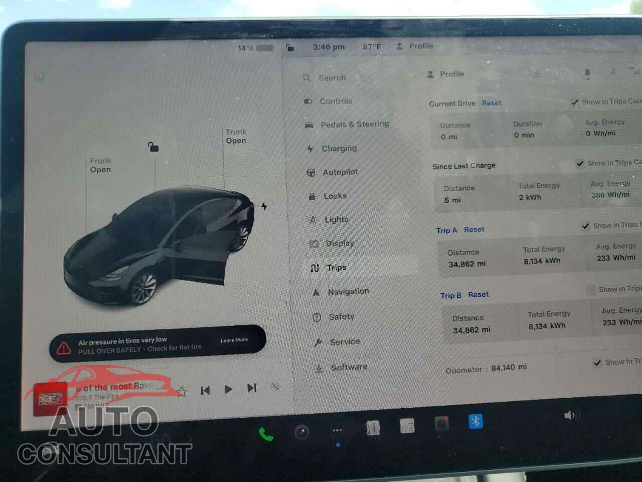 TESLA MODEL 3 2022 - 5YJ3E1EA3NF287915