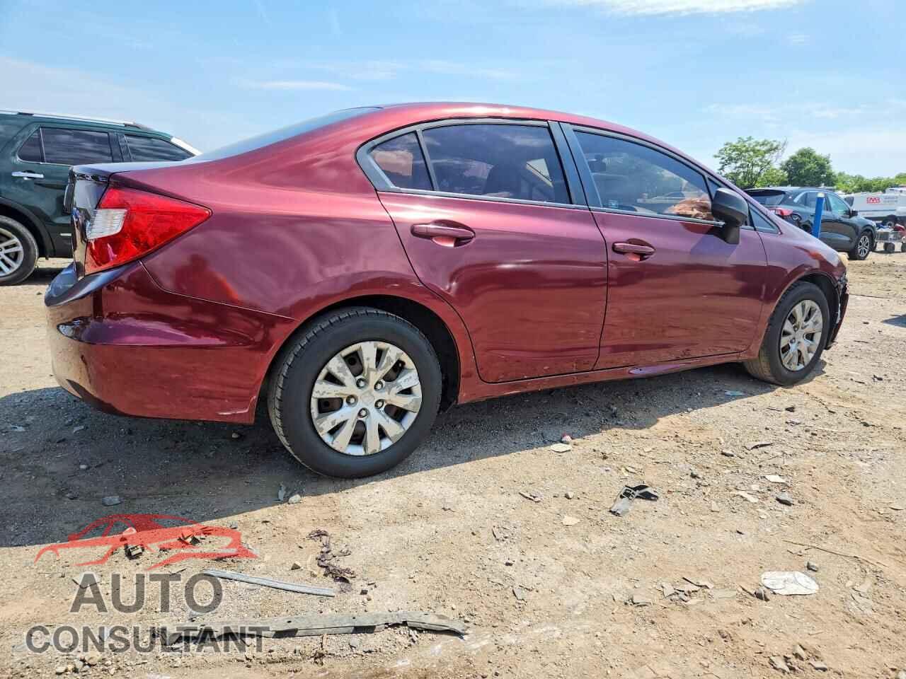 HONDA CIVIC 2012 - 2HGFB2F59CH564962