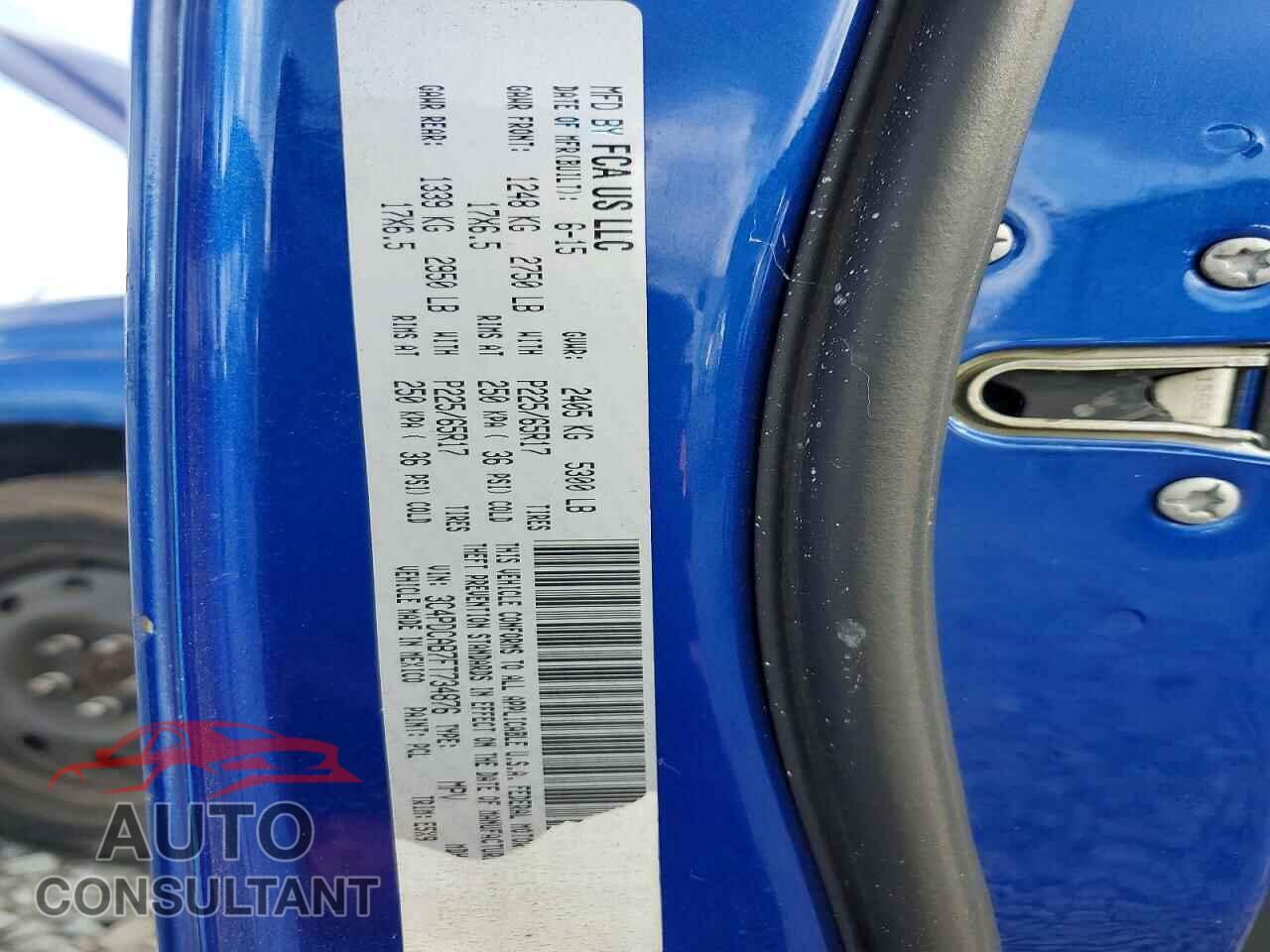 DODGE JOURNEY 2015 - 3C4PDCAB7FT734876