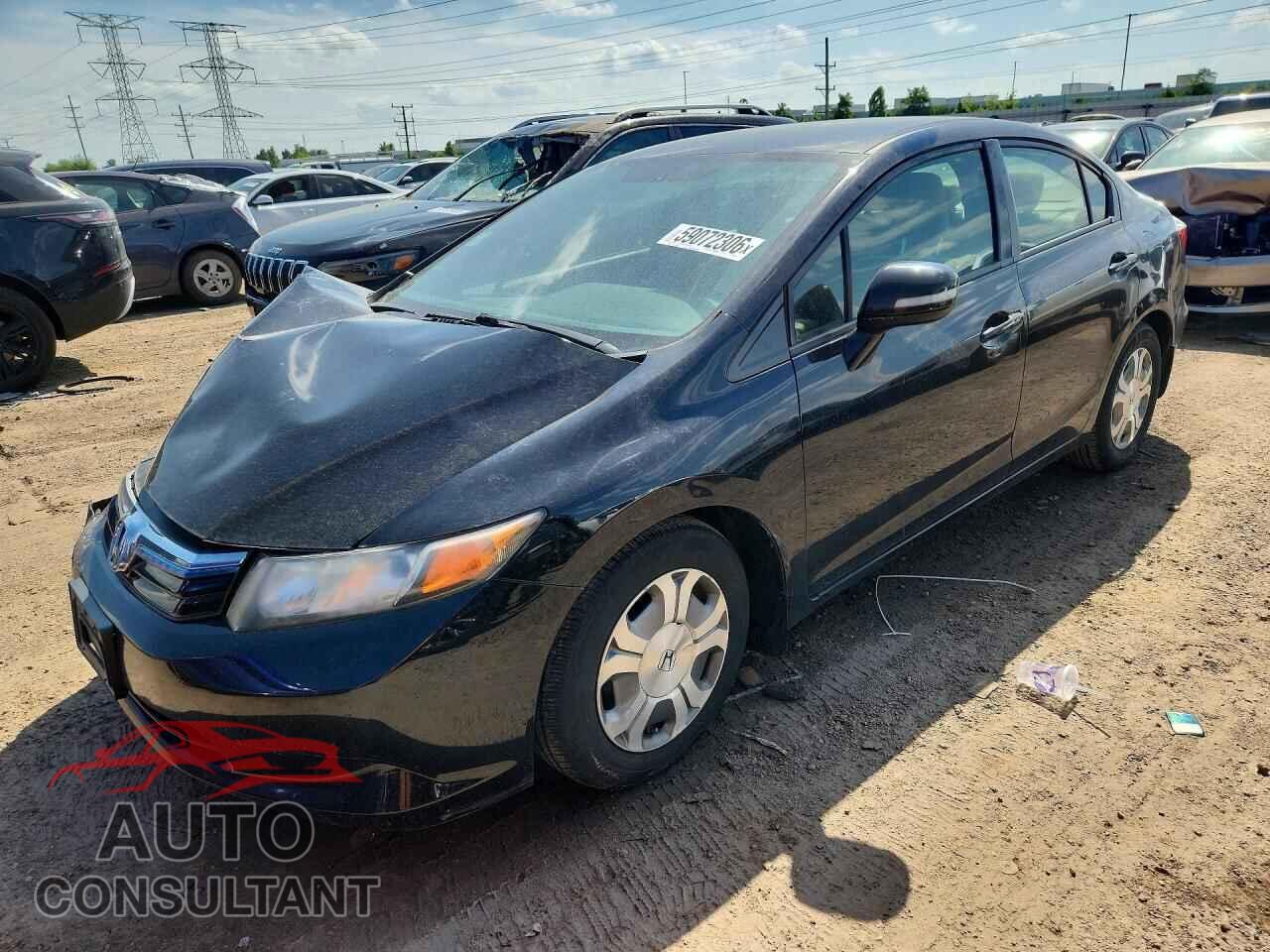 HONDA CIVIC 2012 - JHMFB4F26CS009071