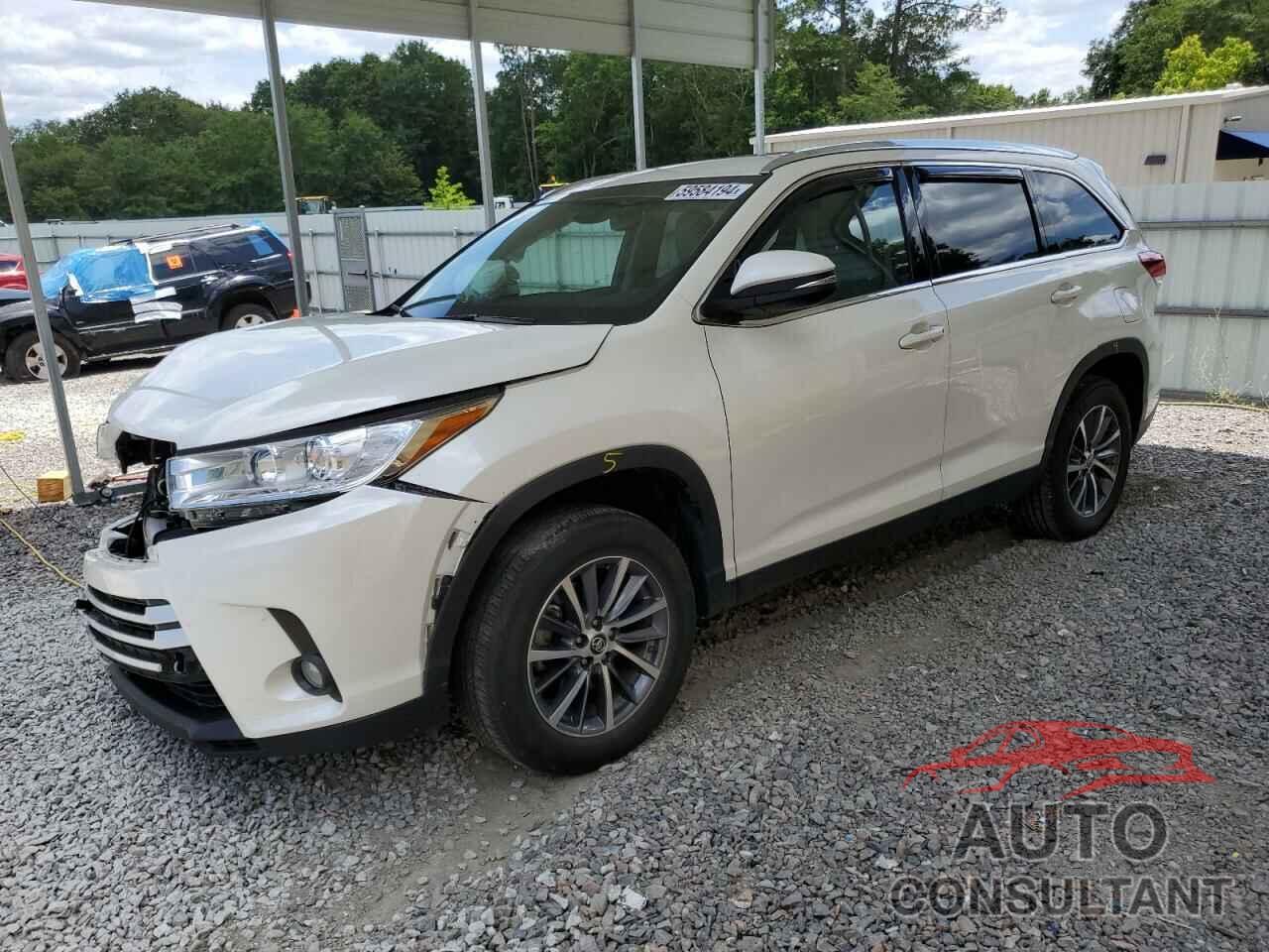 TOYOTA HIGHLANDER 2019 - 5TDKZRFH7KS567550