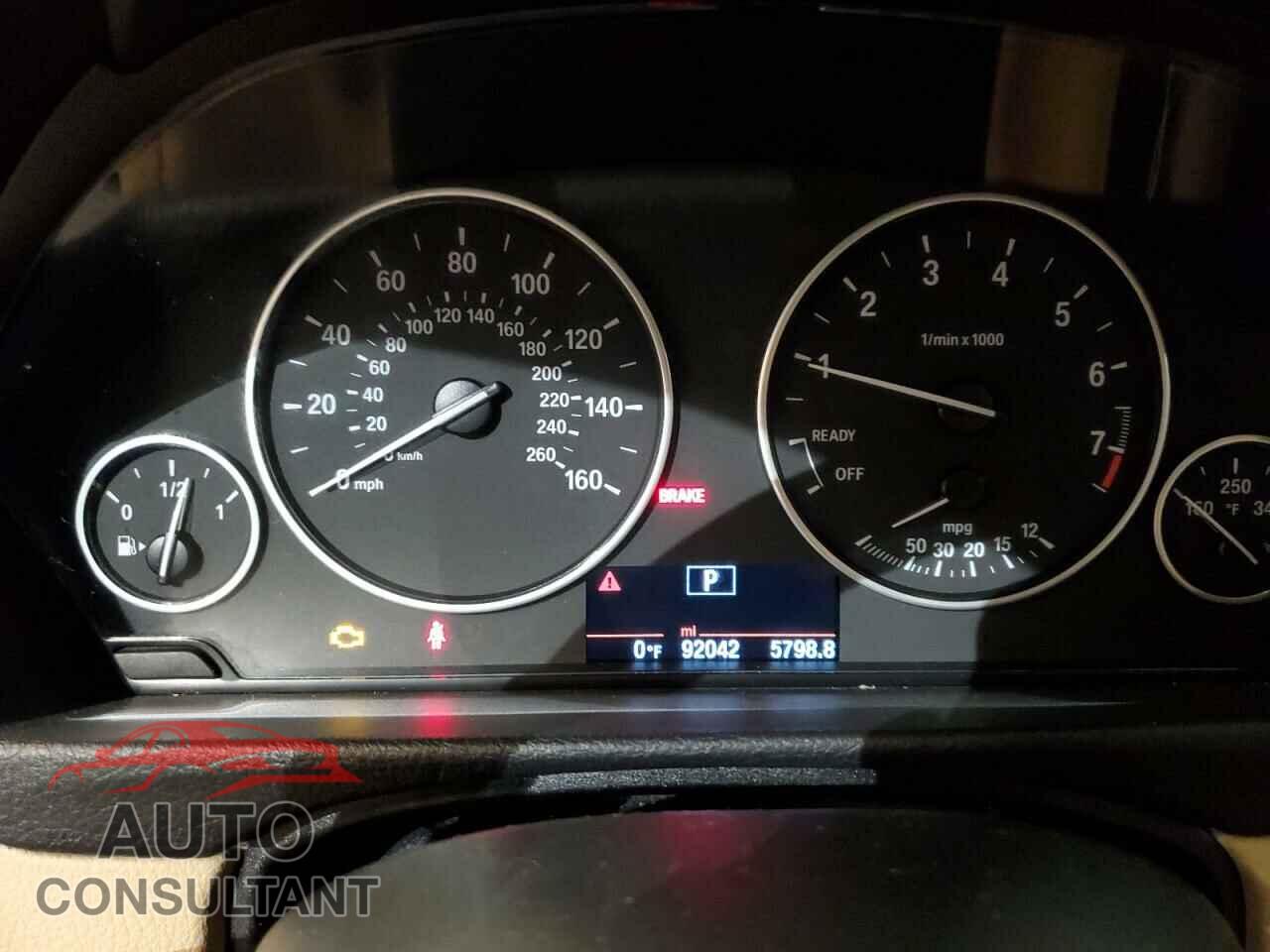 BMW 3 SERIES 2014 - WBA3B1C53EP679097
