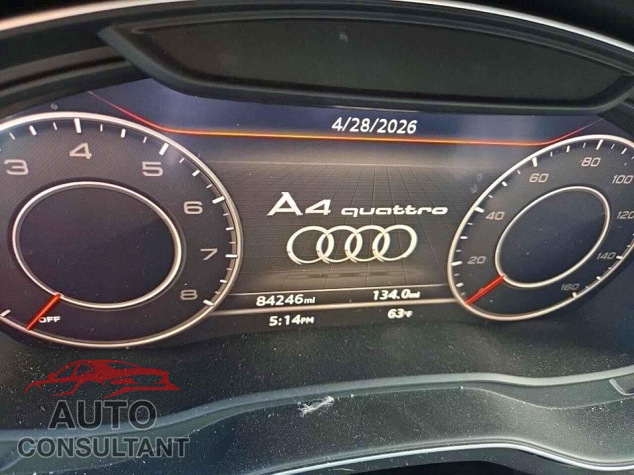 AUDI A4 2017 - WAUENAF47HN037355