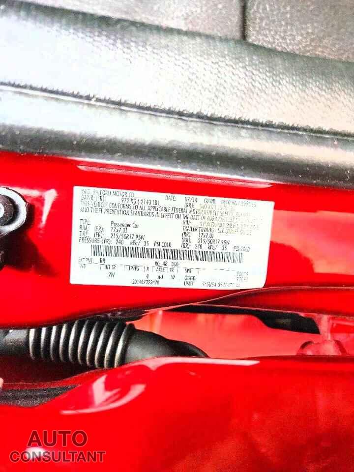 FORD FOCUS 2014 - 1FADP3F22EL371468
