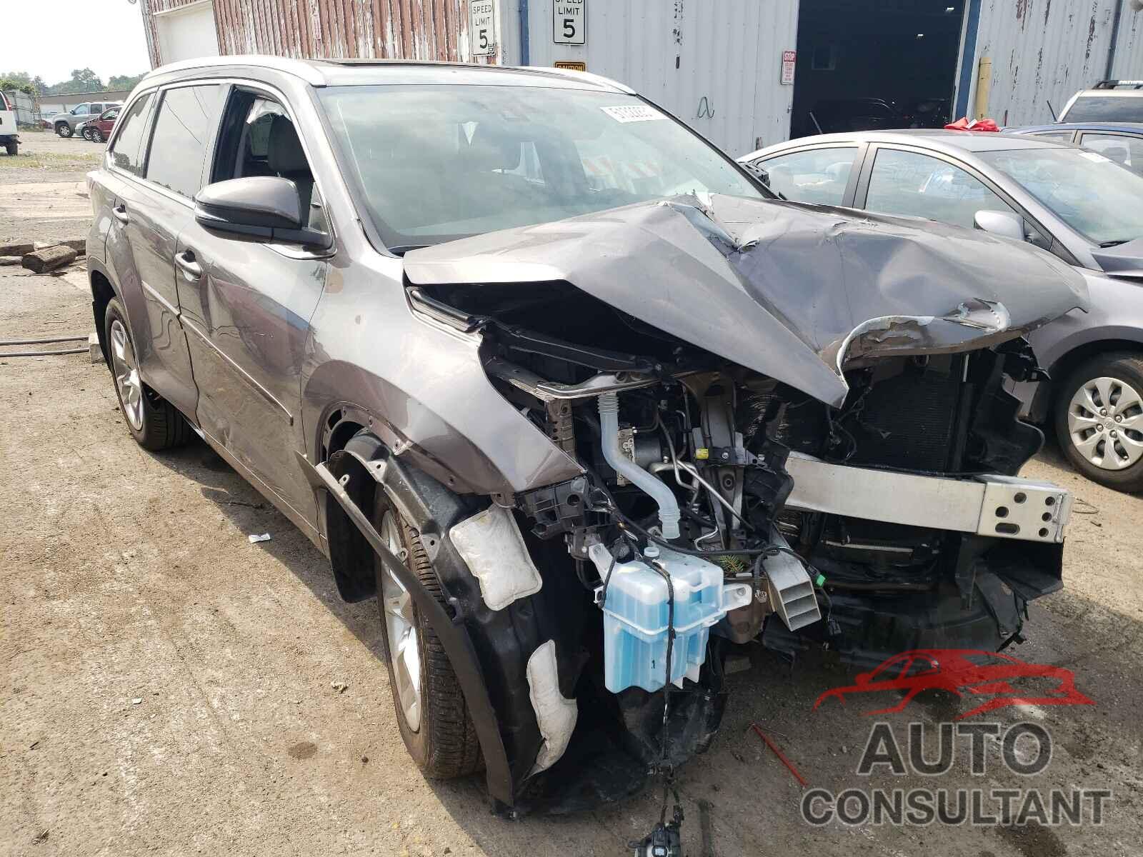 TOYOTA HIGHLANDER 2016 - 5TDDKRFH4GS290232