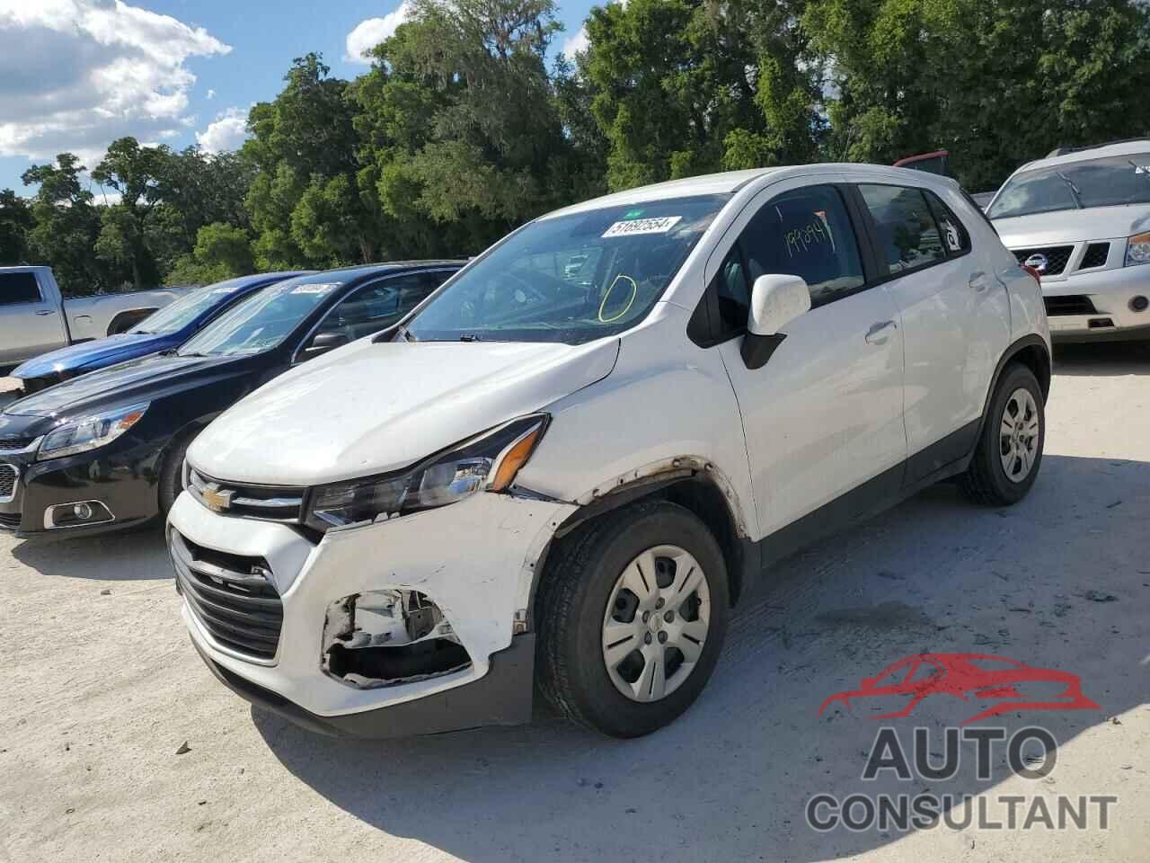 CHEVROLET TRAX 2017 - 3GNCJKSB9HL285436