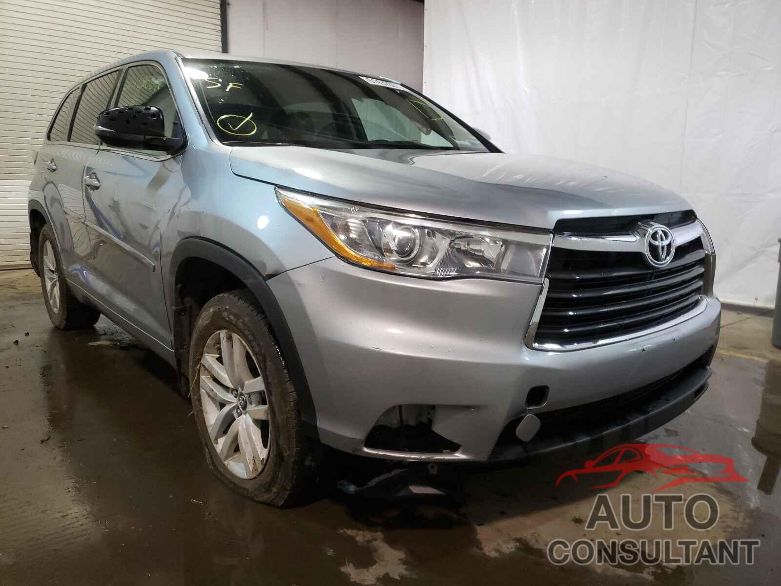 TOYOTA HIGHLANDER 2016 - 5TDBKRFHXGS309695