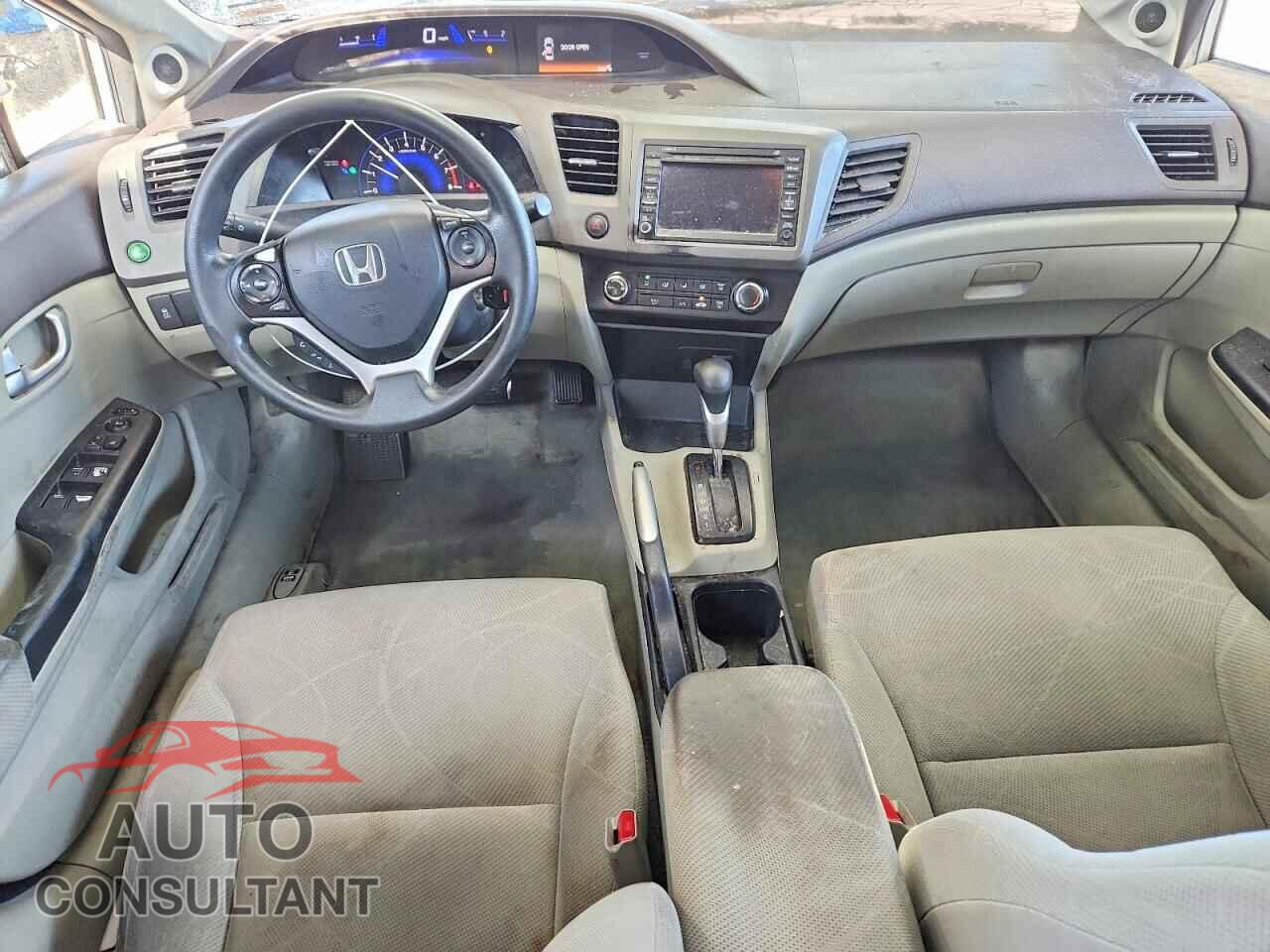 HONDA CIVIC 2012 - 19XFB2F80CE010391