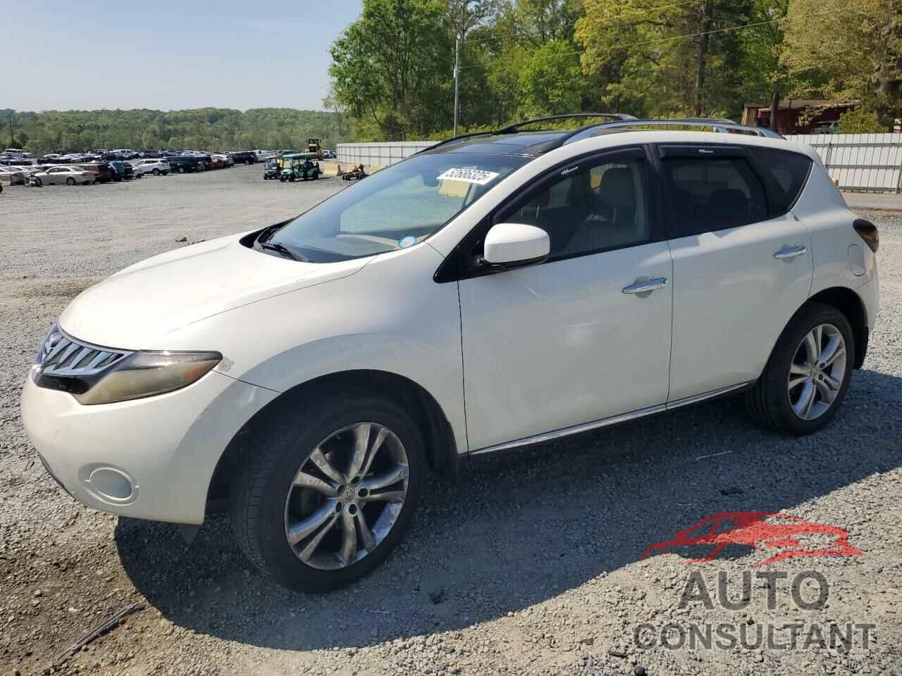 NISSAN MURANO 2009 - JN8AZ18W39W139529