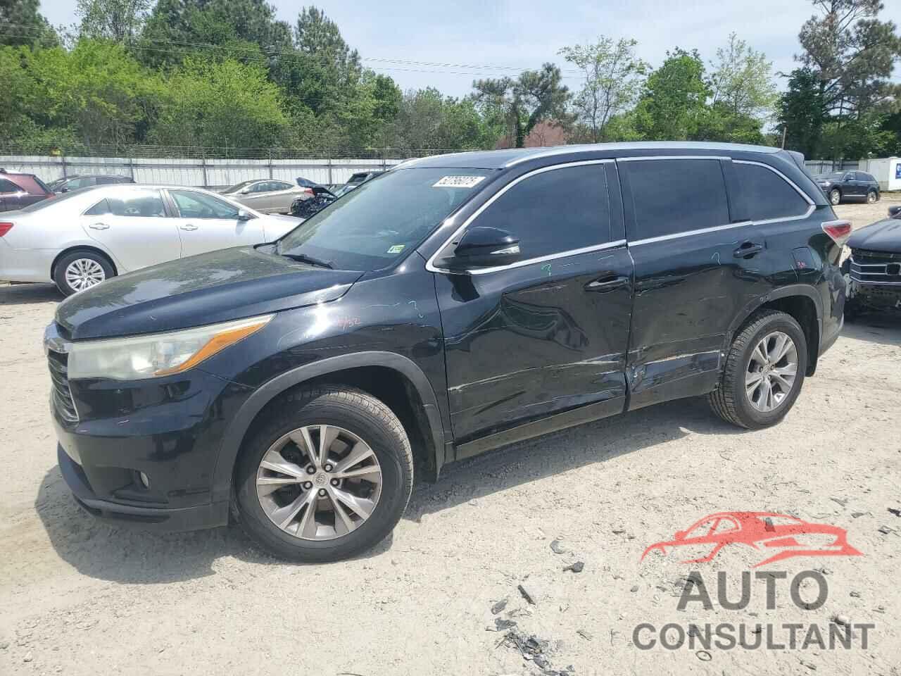 TOYOTA HIGHLANDER 2015 - 5TDJKRFH4FS185742
